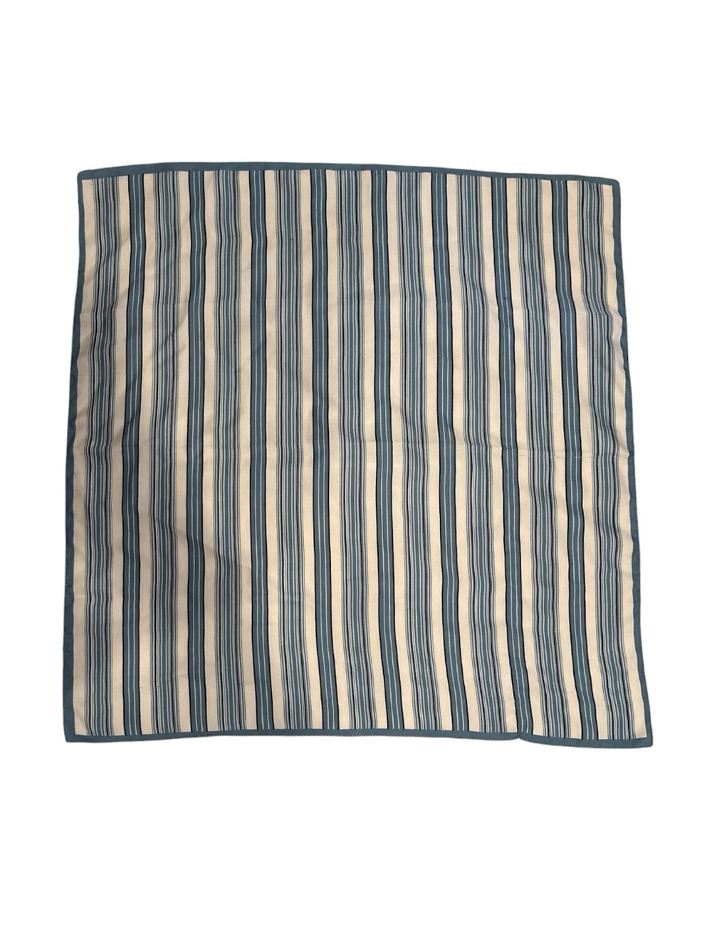 Blue and White Square Scarf
